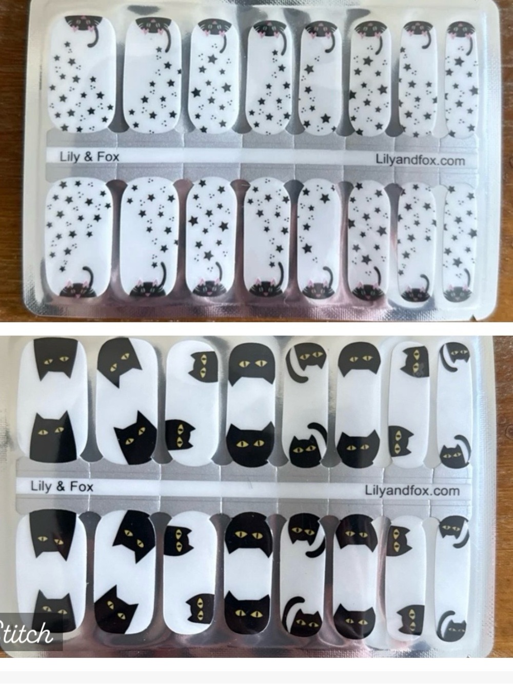 Brand new set of new Lily and fox nail wraps
